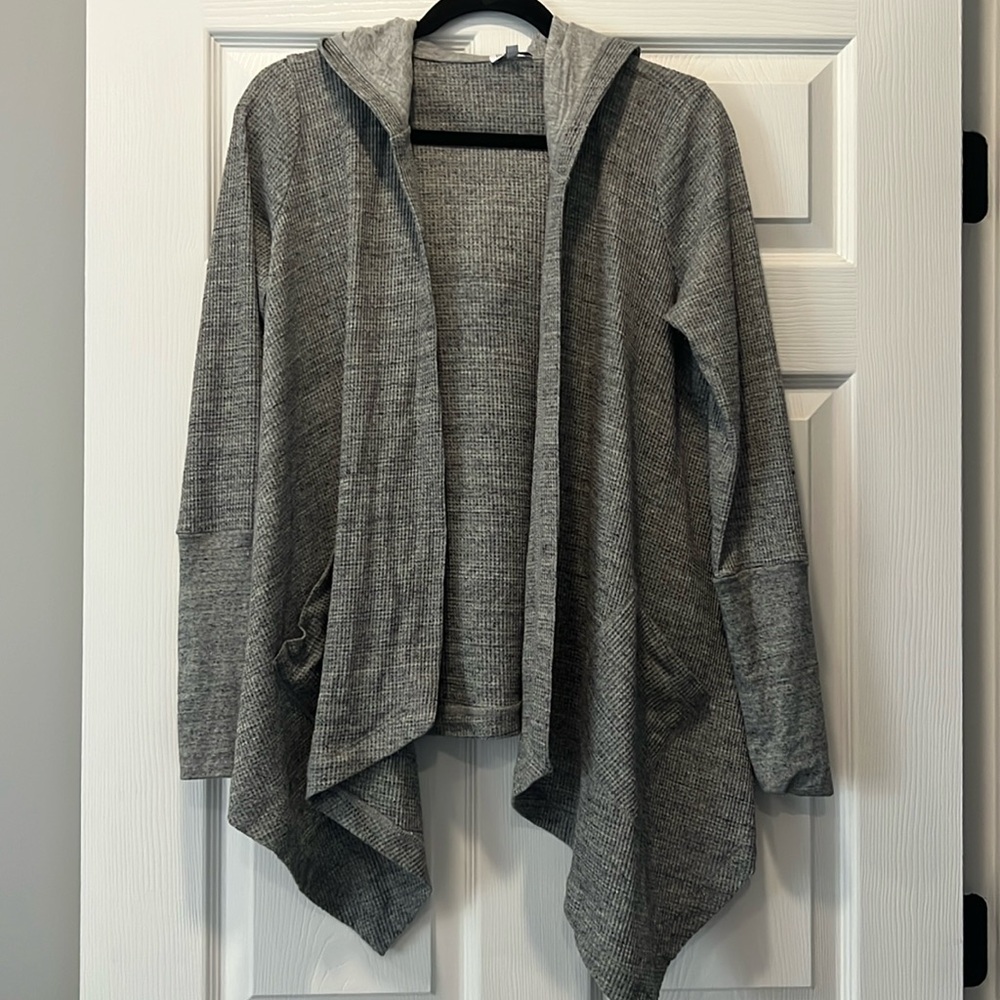 Women’s Splendid Waffle Knit Open Front Cardigan Size M